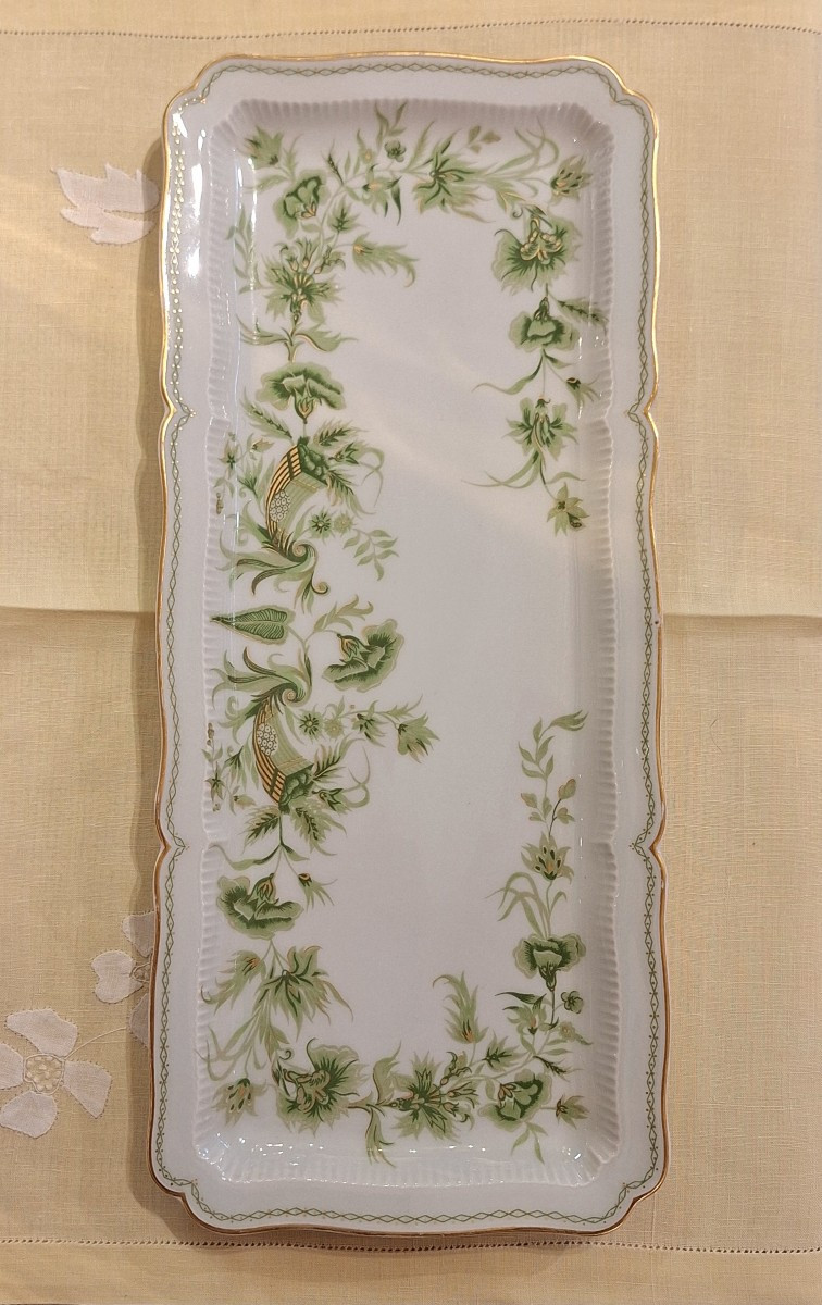 Plat à cake par Haviland à Limoges 