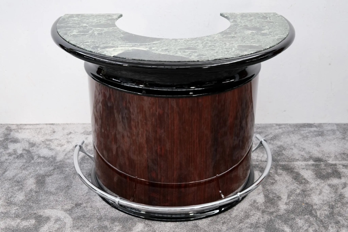 Semi-circular Bar With Marble Top-photo-2