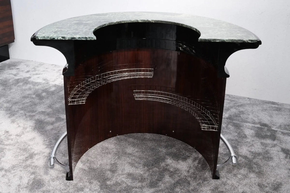 Semi-circular Bar With Marble Top-photo-4