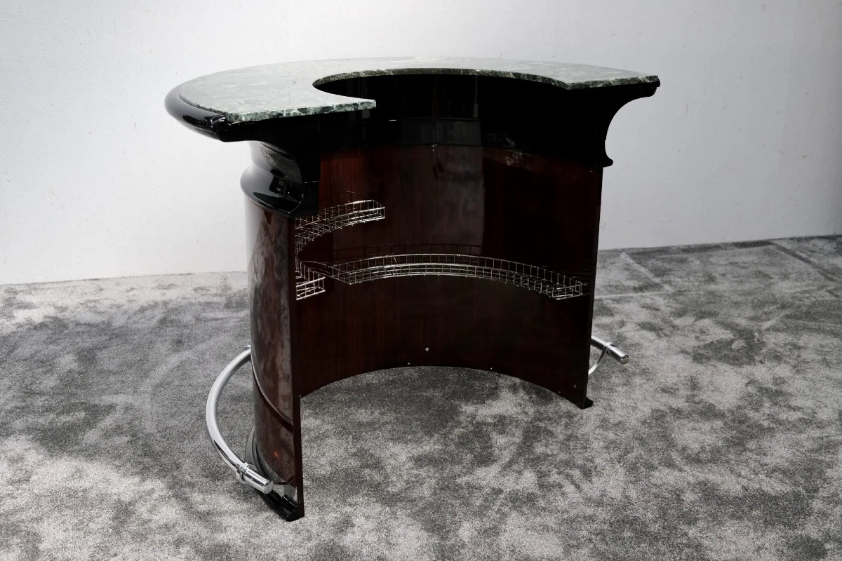Semi-circular Bar With Marble Top-photo-4