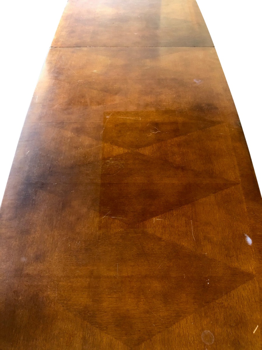 Unrestored Six-meter Long Art Deco Oak Conference Table-photo-5
