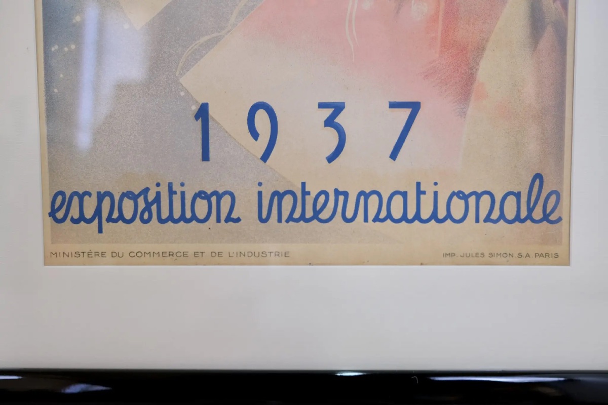 Advertising Poster For The 1937 World's Fair In Paris-photo-3