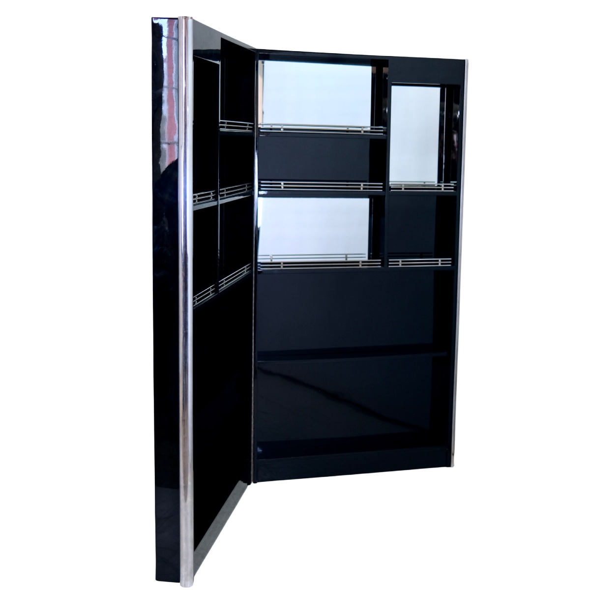 Bar Cabinet With Double-leaf Back Panel, Can Also Be Used As A Corner Bar. -photo-2
