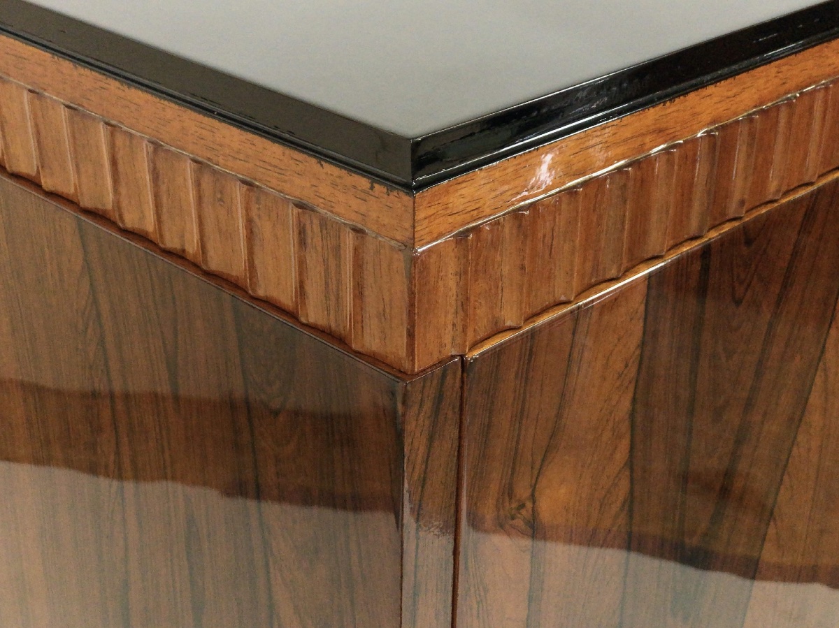 Art Deco Folding Bar Cabinet-photo-2