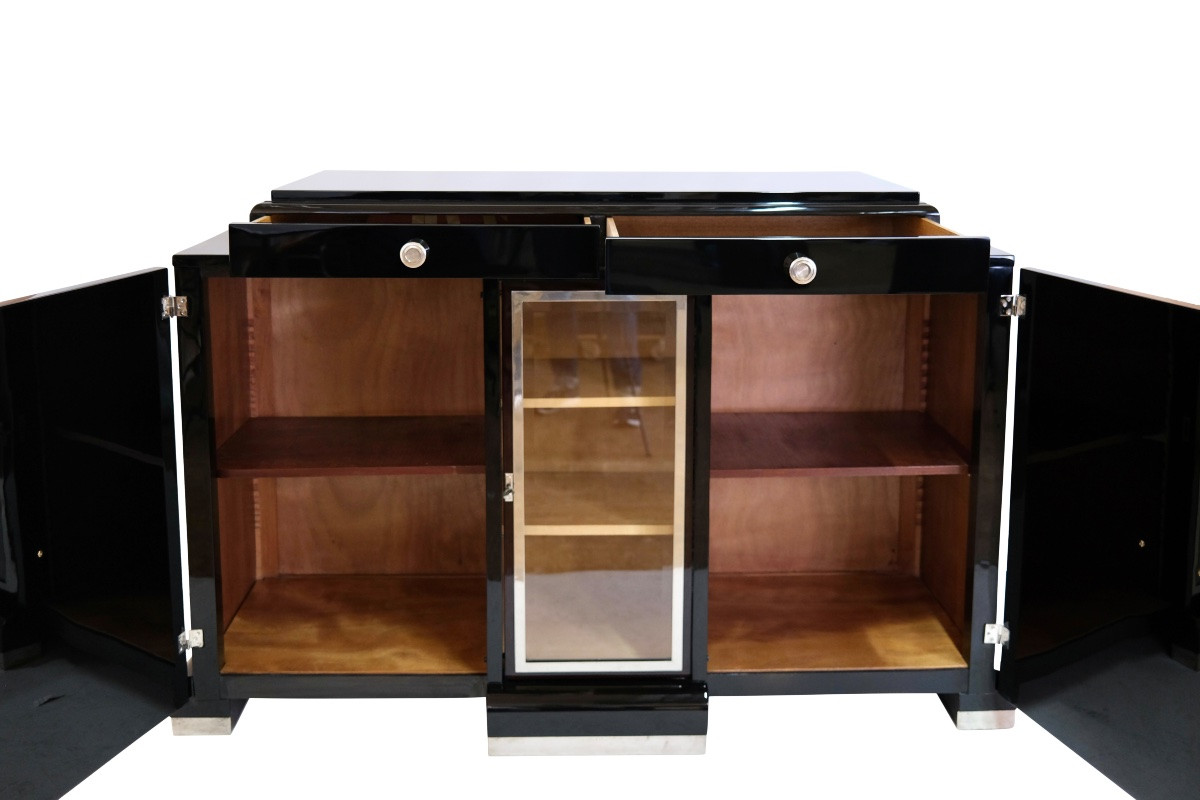 Art Deco Sideboard With Display Compartment-photo-2