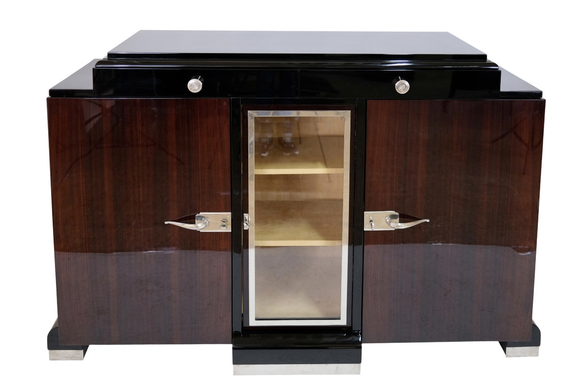 Art Deco Sideboard With Display Compartment-photo-3