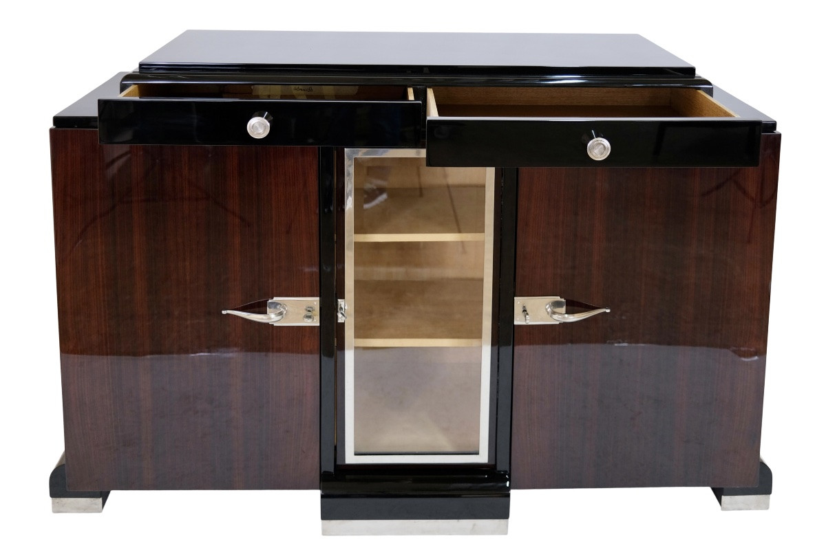 Art Deco Sideboard With Display Compartment-photo-4