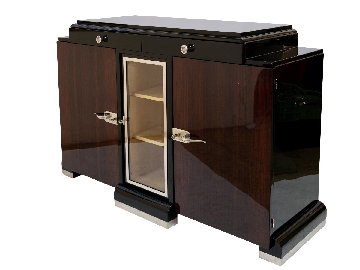 Art Deco Sideboard With Display Compartment-photo-5