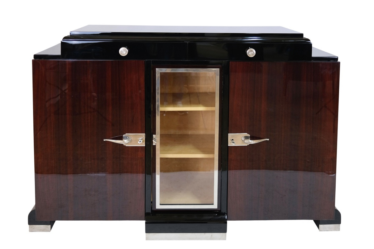 Art Deco Sideboard With Display Compartment