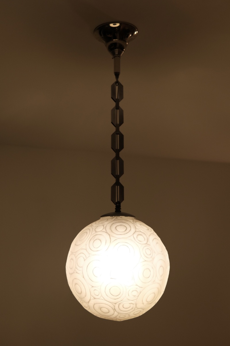 "sabino" Ceiling Light With Glass Globe-photo-3