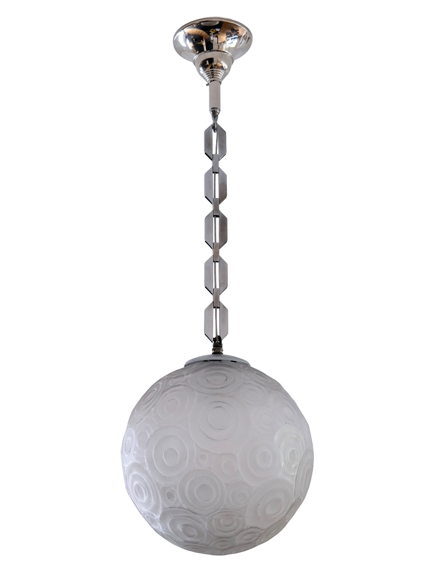"sabino" Ceiling Light With Glass Globe
