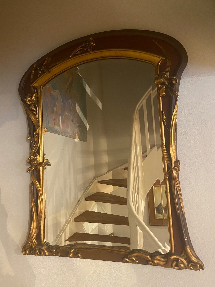 Miroir par Majorelle- France 1900 Art Nouveau
