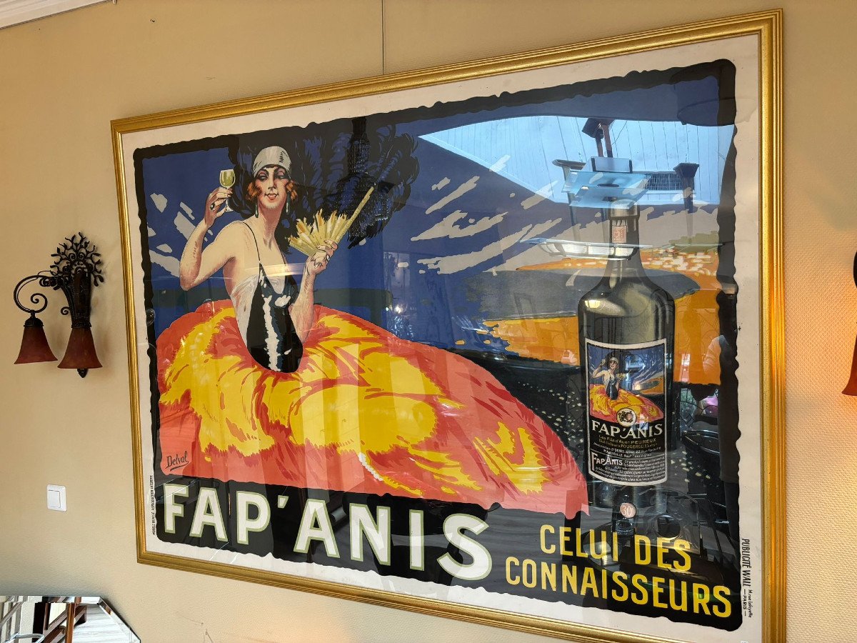 Affiche Originale Fap´anis Par Deval, Art Déco Vers 1925