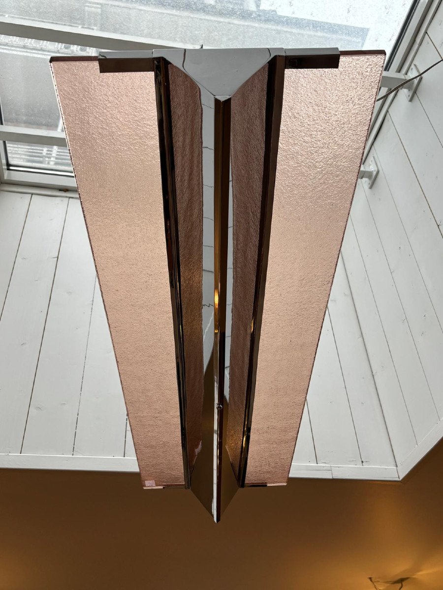Modernist Art Deco Chandelier Circa 1930-photo-2