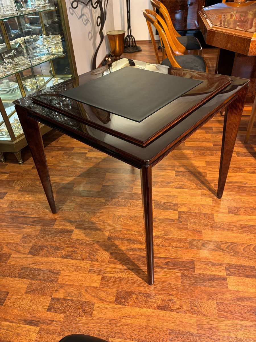 Table à Jeu Art Déco Vers 1930-photo-4