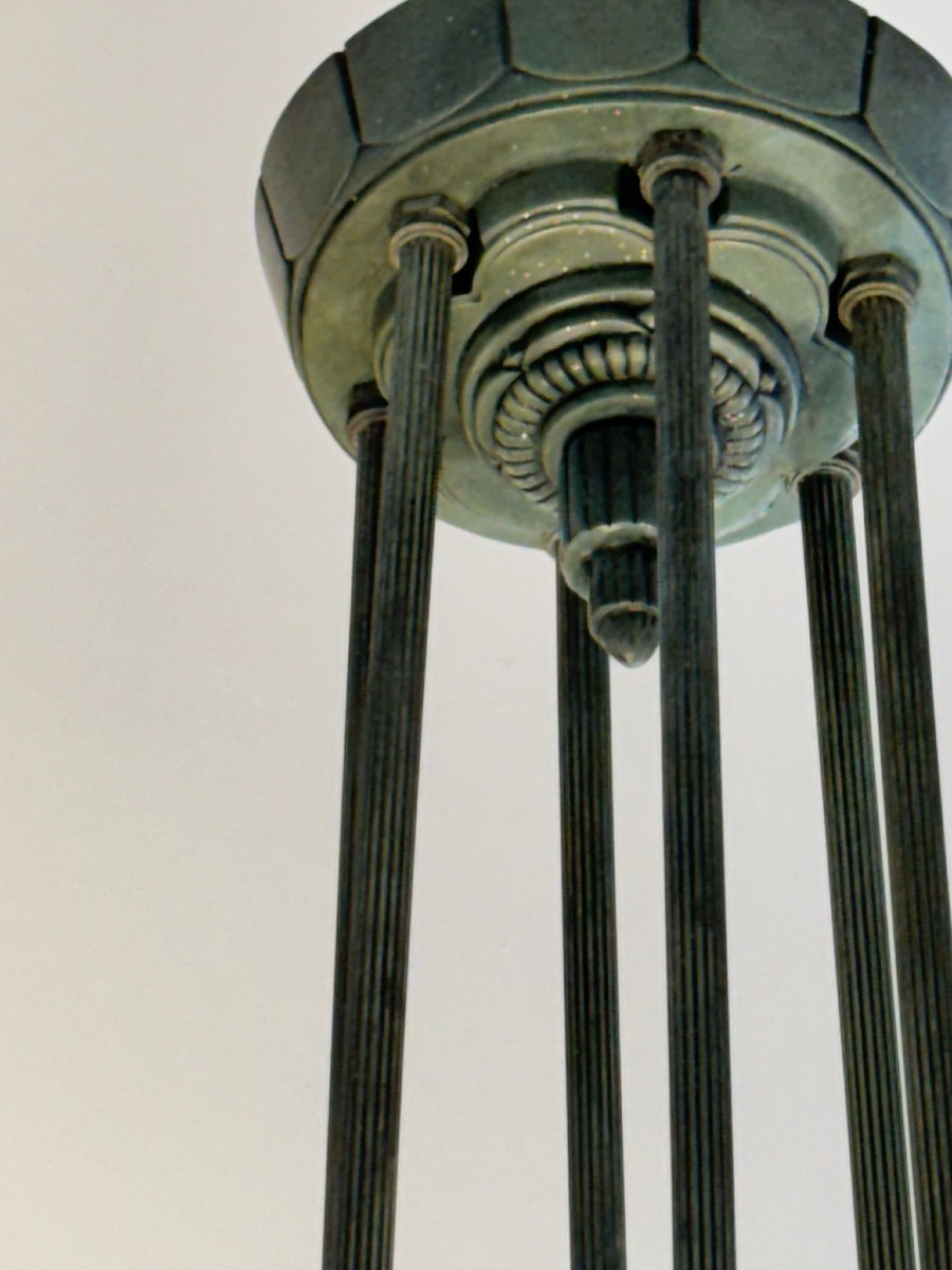 Sabino Chandelier, Art Deco France Circa 1930-photo-2