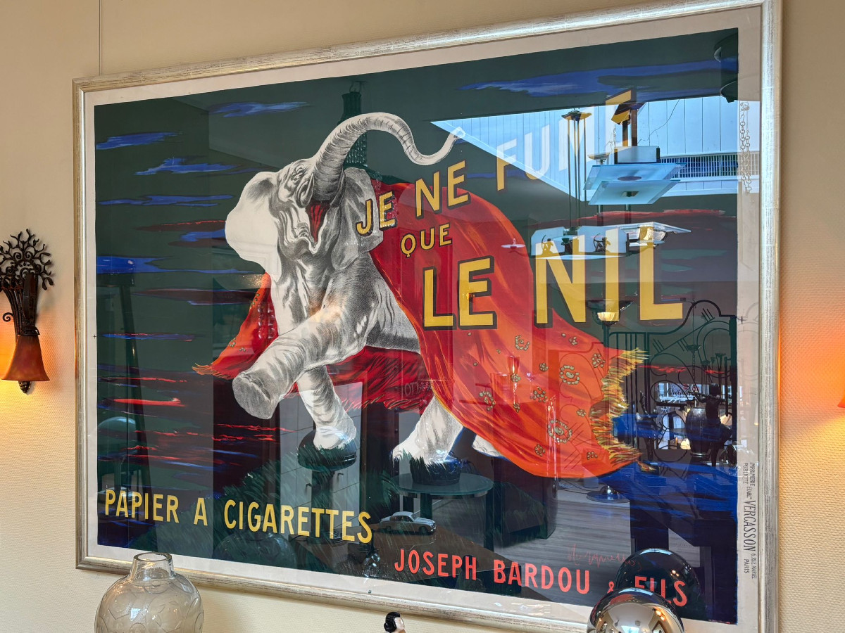 Affiche publicitaire Art Nouveau Je ne fume que le Nil 1912
