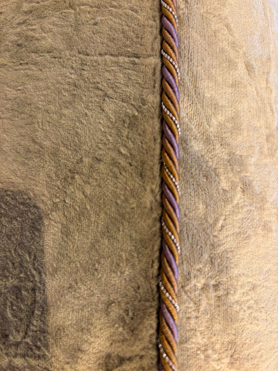 Paire de fauteuils Art Déco vers 1930 velours et ronce de noyer-photo-2