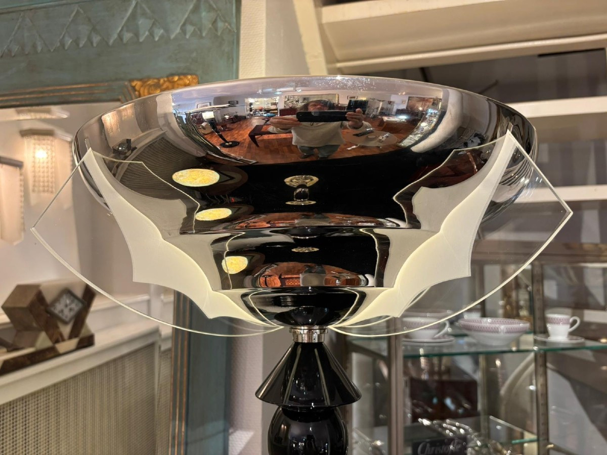 Art Deco Floor Lamp By Petitot, Circa 1930-photo-2