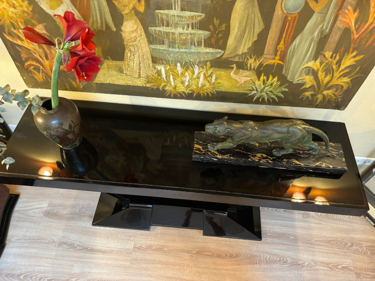 Art Deco Console Table Circa 1930, Custom-made-photo-4