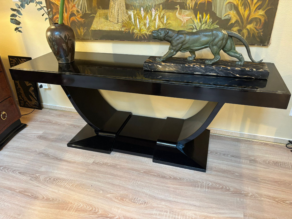 Art Deco Console Table Circa 1930, Custom-made