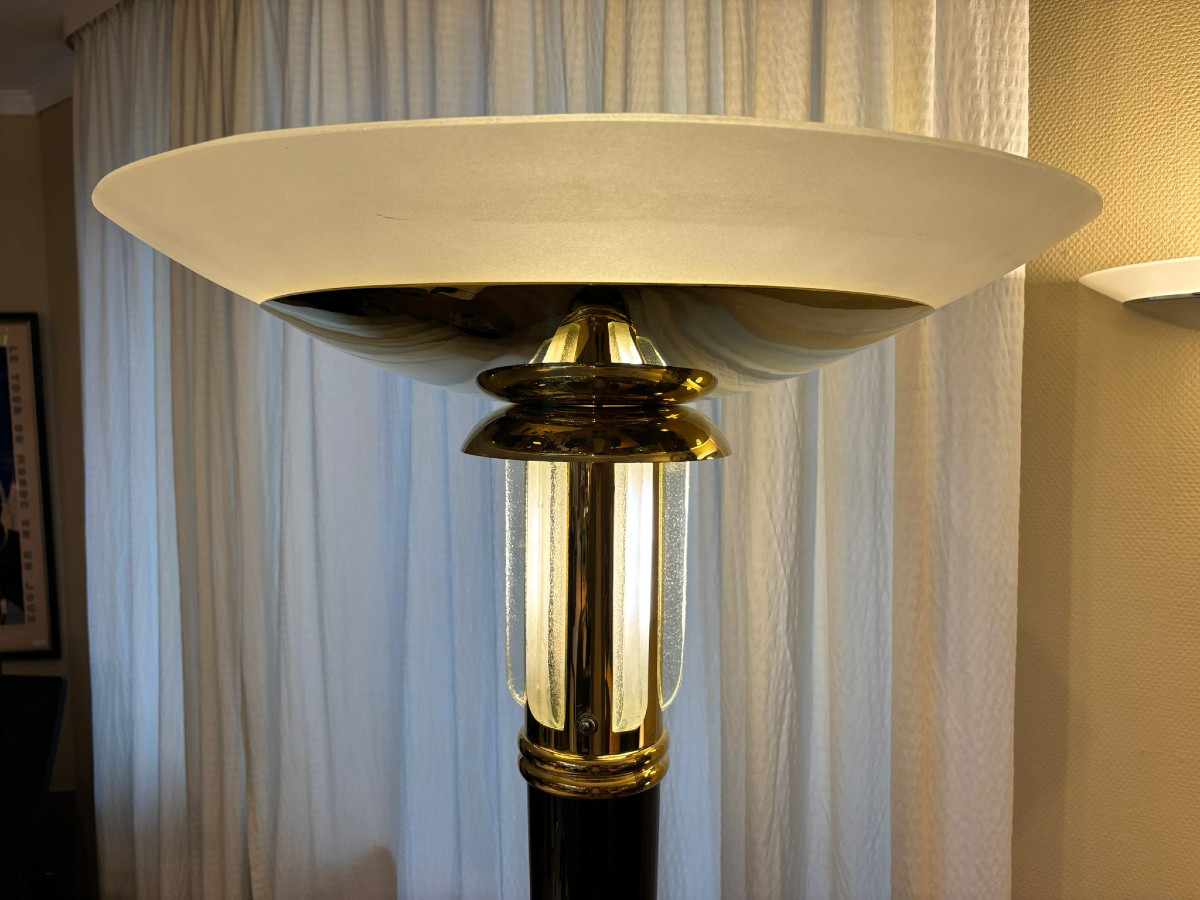 Lampadaire Art Déco Jacques Adnet-photo-2