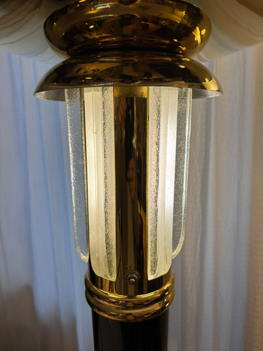 Lampadaire Art Déco Jacques Adnet-photo-3