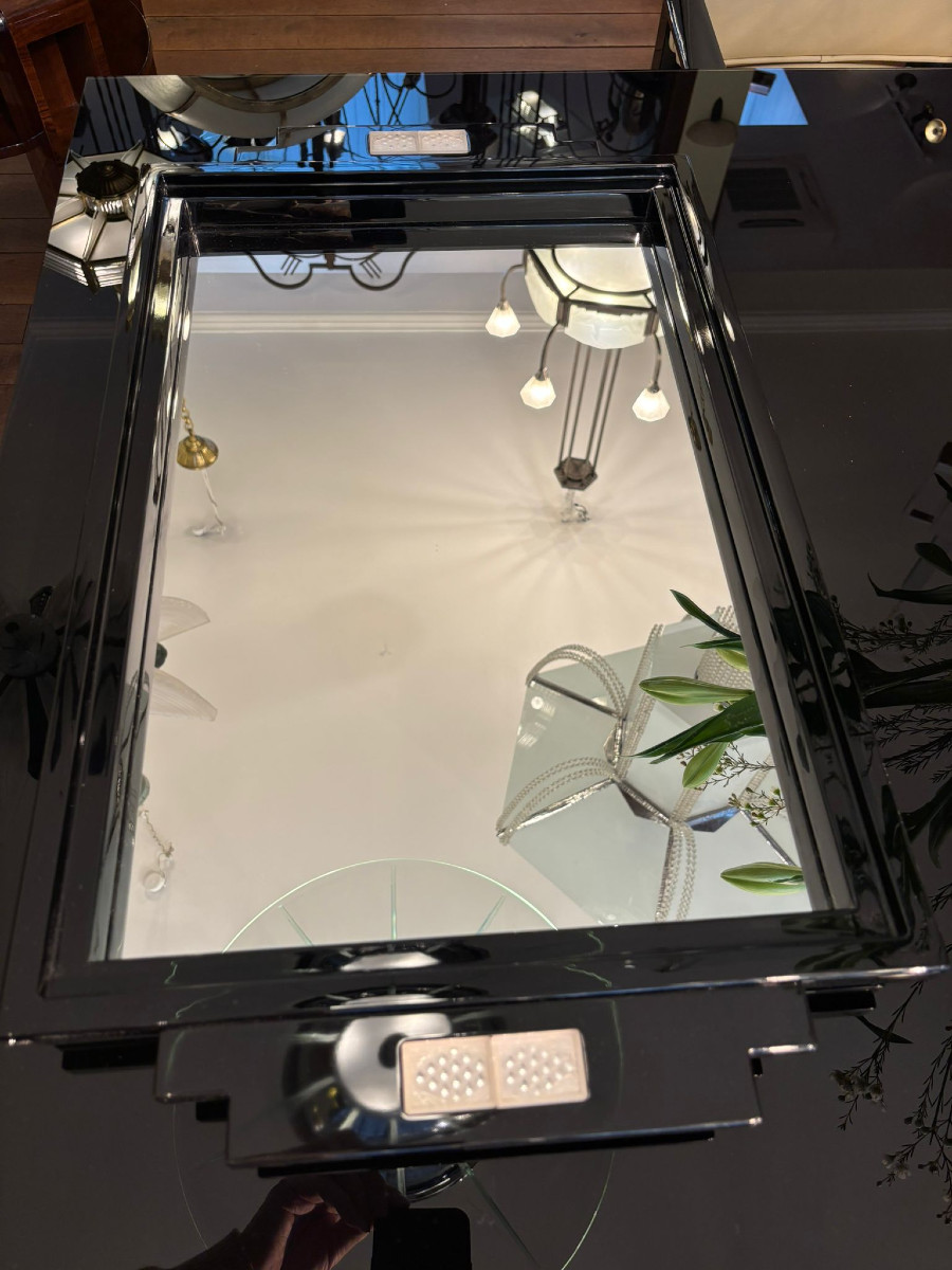 Plateau Lalique Raisins style Art Déco-photo-3