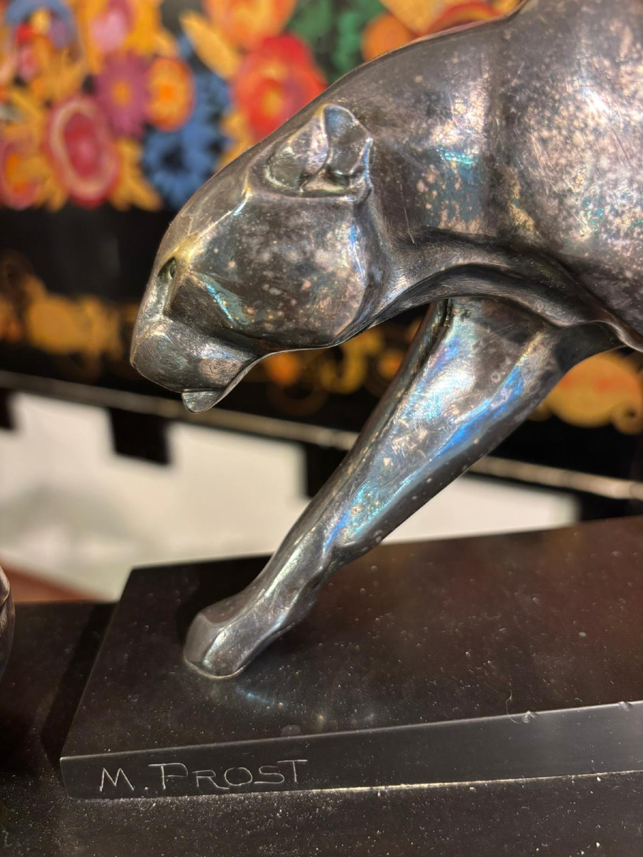 Encrier Art Déco vers 1925 Maurice Prost-photo-2