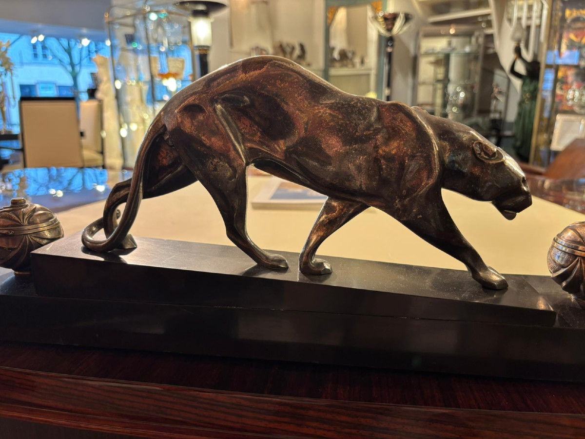 Encrier Art Déco vers 1925 Maurice Prost-photo-3