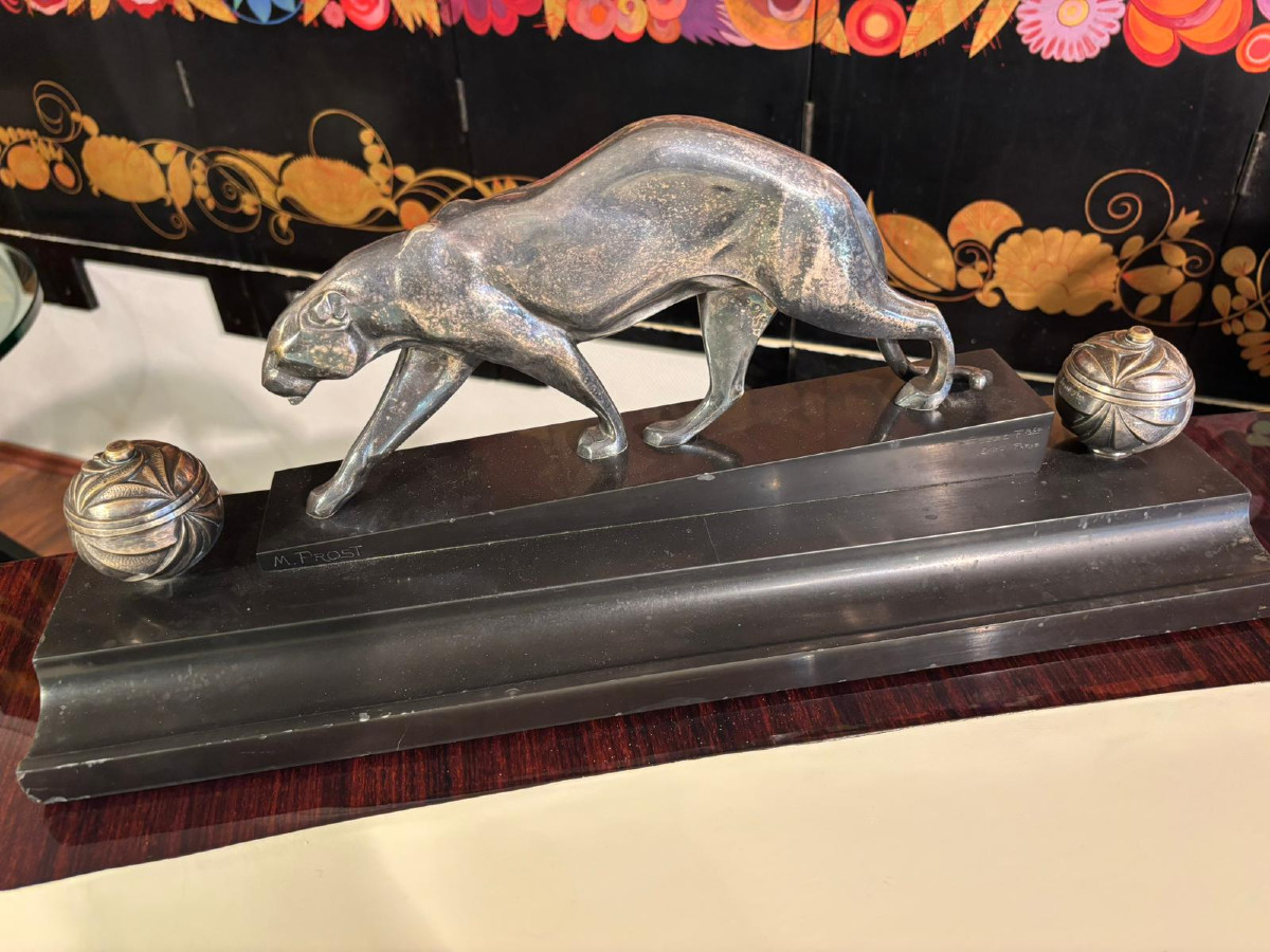 Encrier Art Déco vers 1925 Maurice Prost