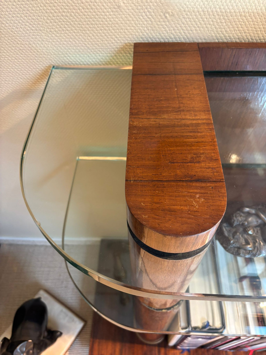 Art Deco Shelving Unit Circa 1930-photo-4