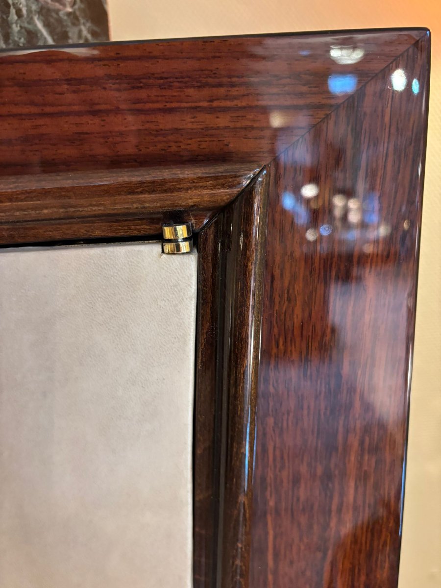 Armoire Art Déco vers 1925 Palissandre et Parchemin-photo-2