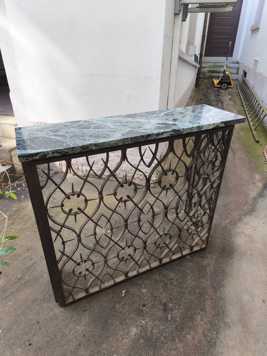 Art Deco Console Table / Radiator Cover, Circa 1930-photo-2