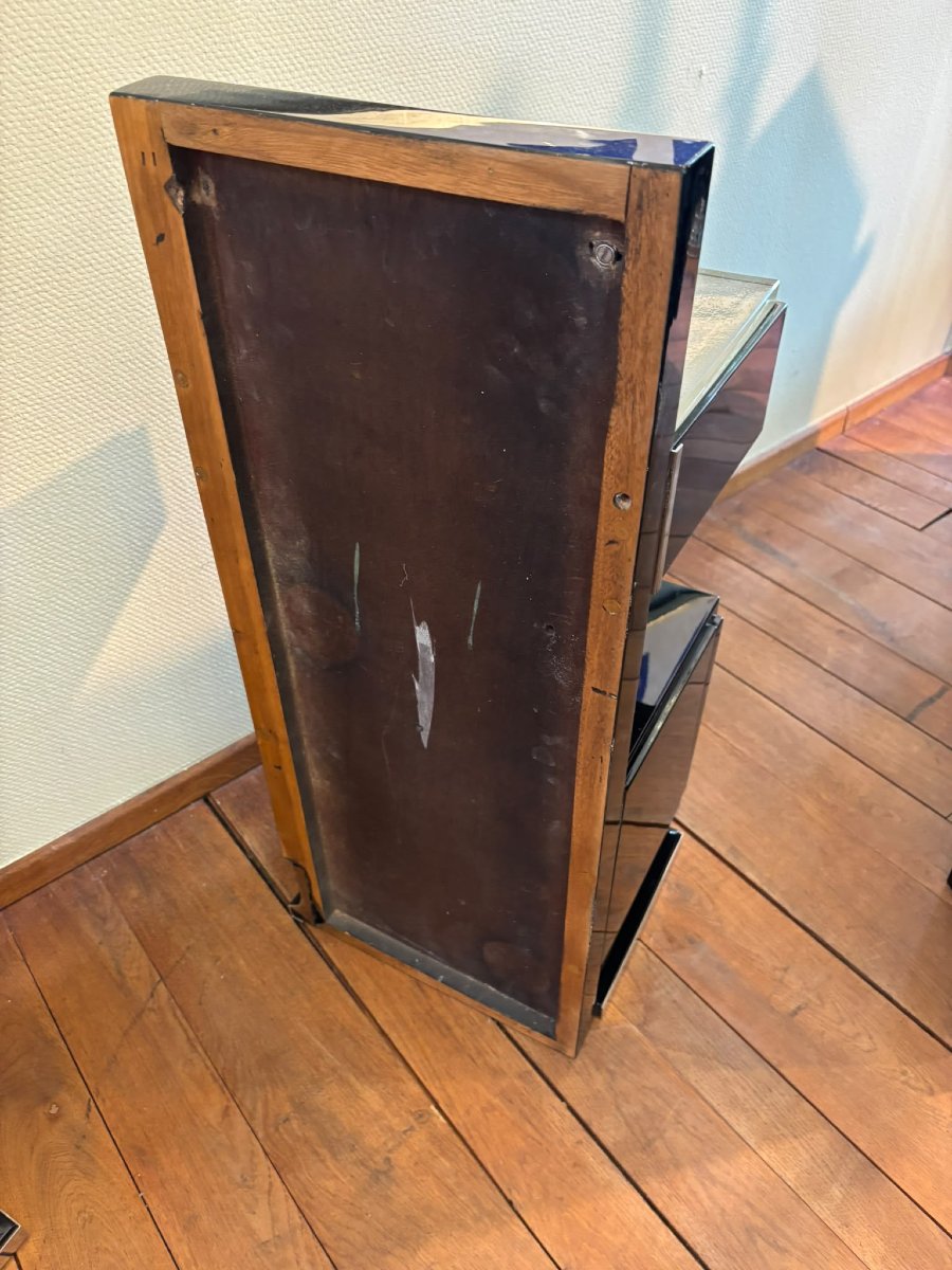 Paire de chevets Art Déco vers 1930-photo-3