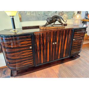 Enfilade Art Déco vers 1930 ébène de Macassar