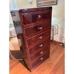 Commode semainier Art Déco Acajou vers 1925