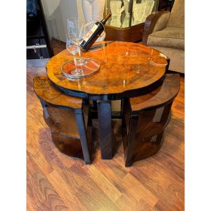 Nest of tables / Table gigogne Art Déco vers 1930 Epstein