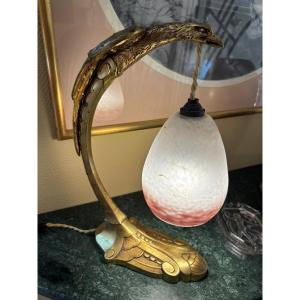 Art Deco Lamp, Circa 1920, By Charles Ranc