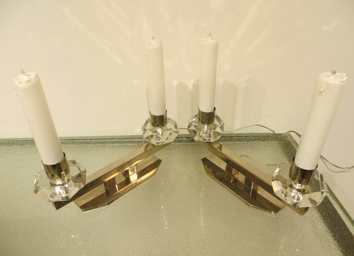 Pair Of Candlestick Lamp-photo-3