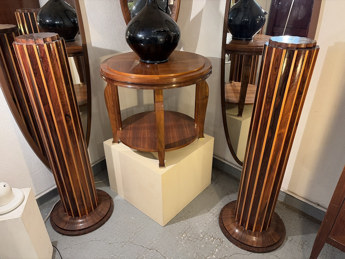 Paire de colonne style art déco 