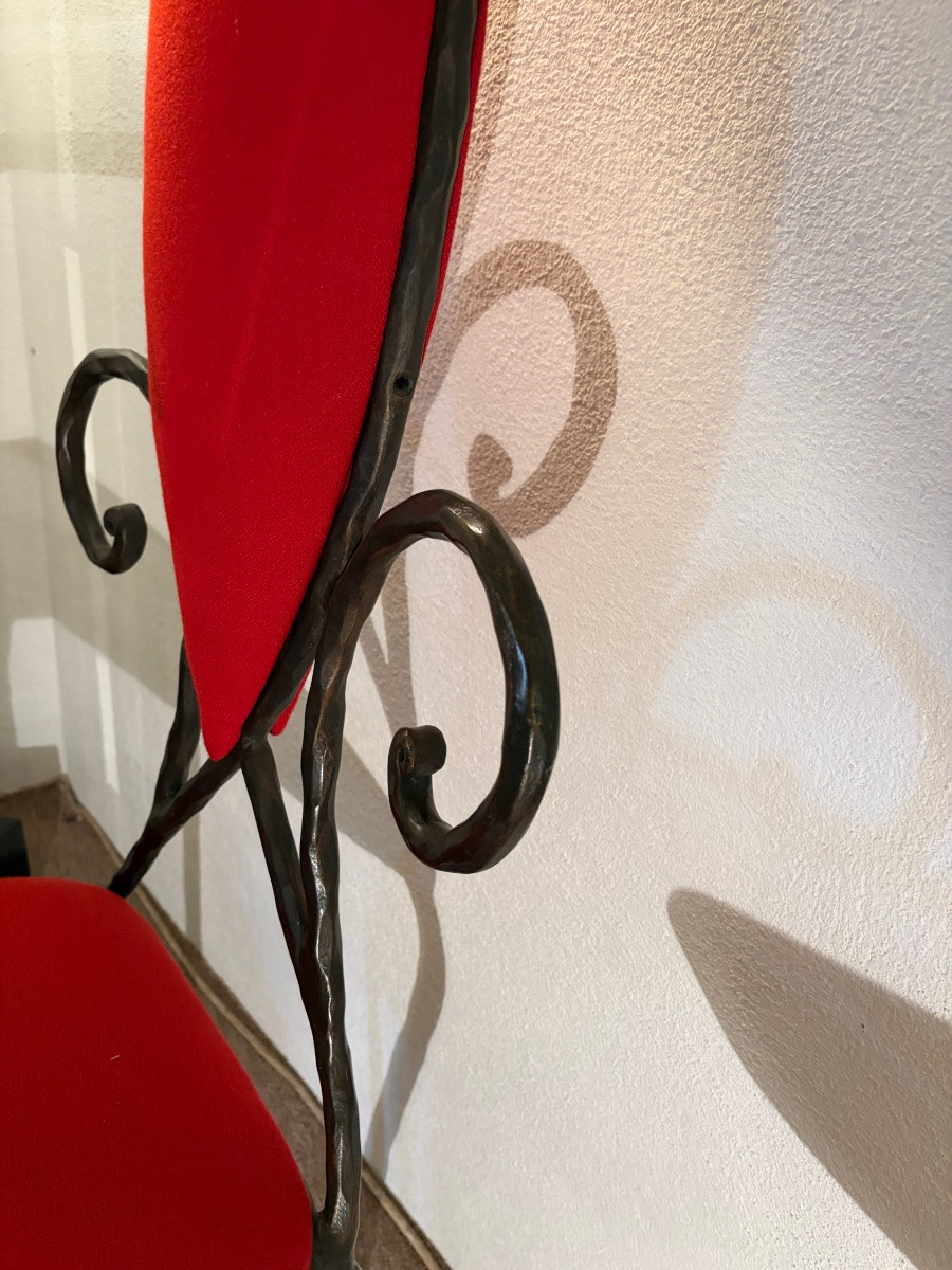 4 Wrought-iron Chairs-photo-1