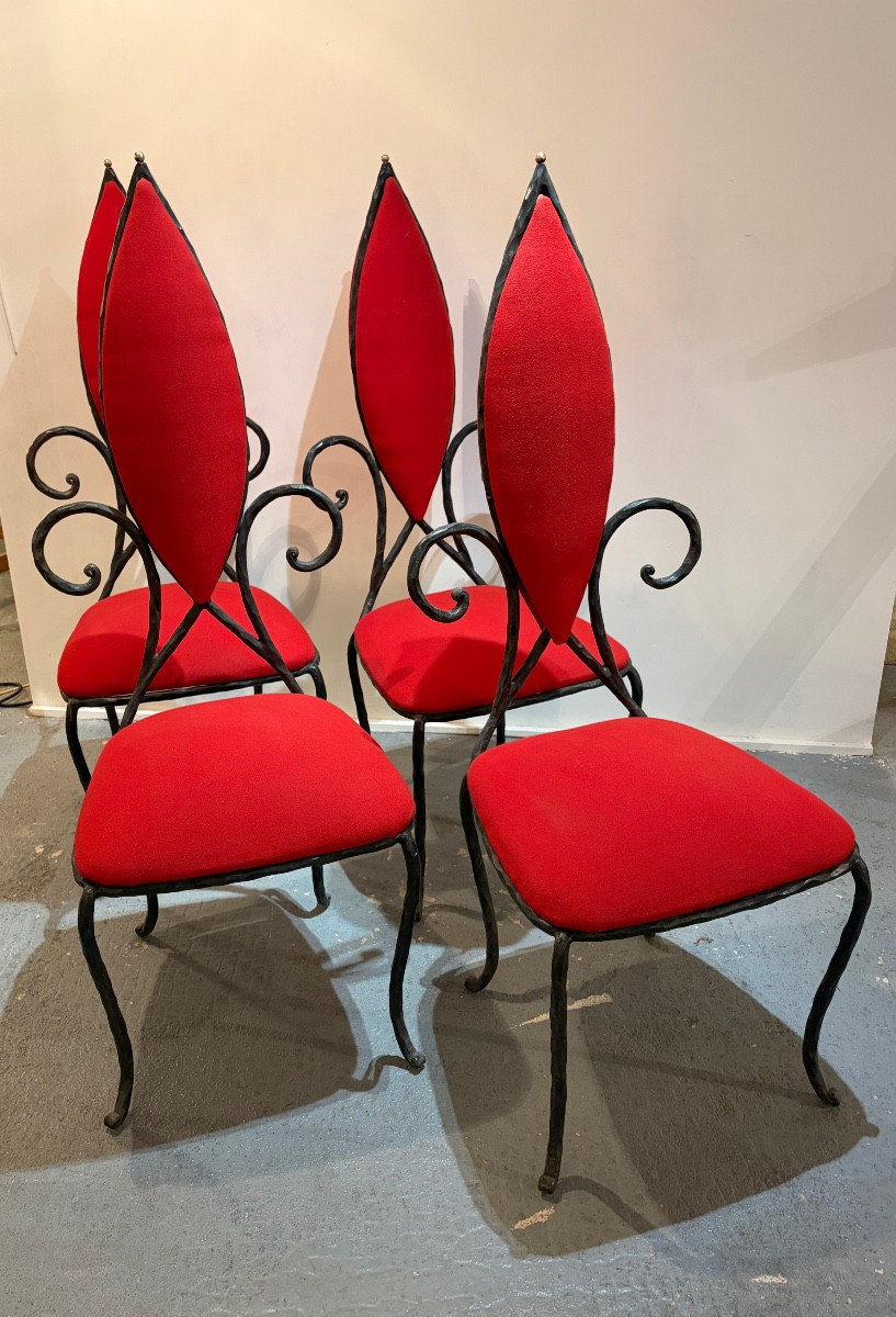 4 Wrought-iron Chairs