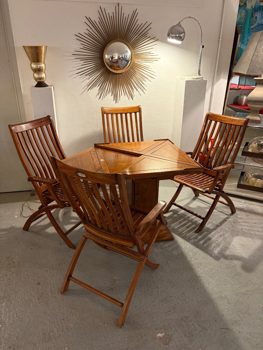 4 Starbay Folding Armchairs