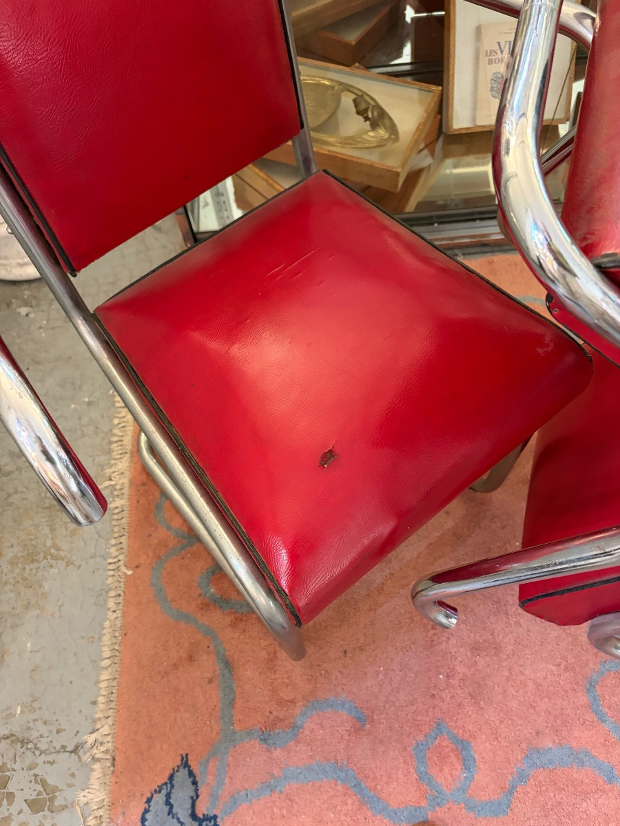 2 fauteuils de coiffeur -photo-2