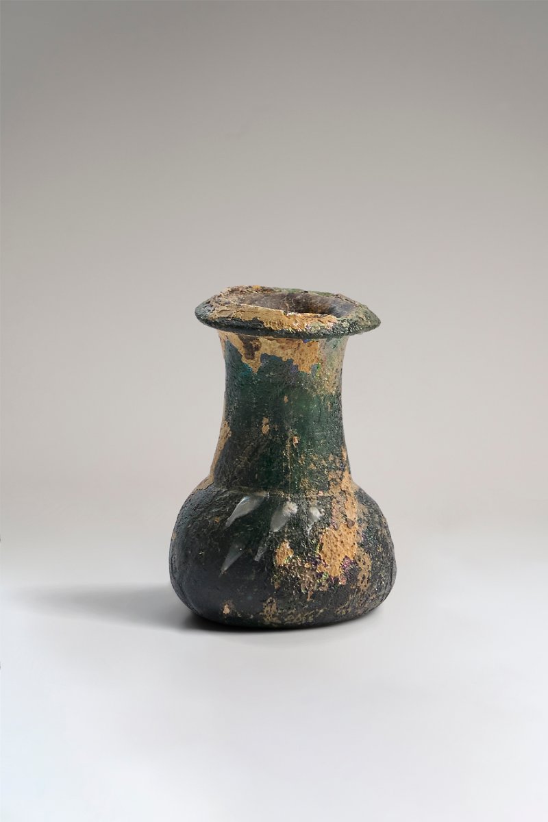 Verre irisé - époque romaine -photo-2