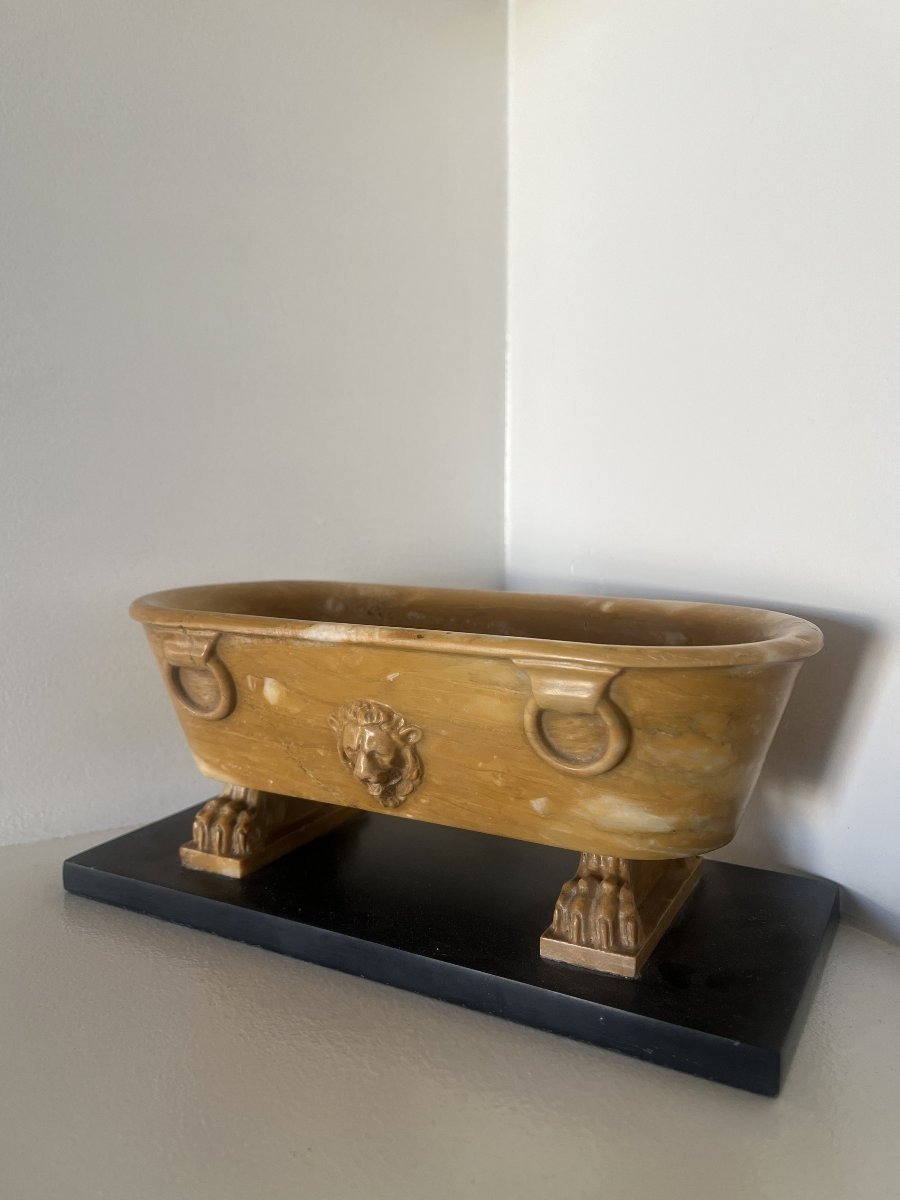 Baignoire en Giallo Antico - souvenir de Grand Tour-photo-3