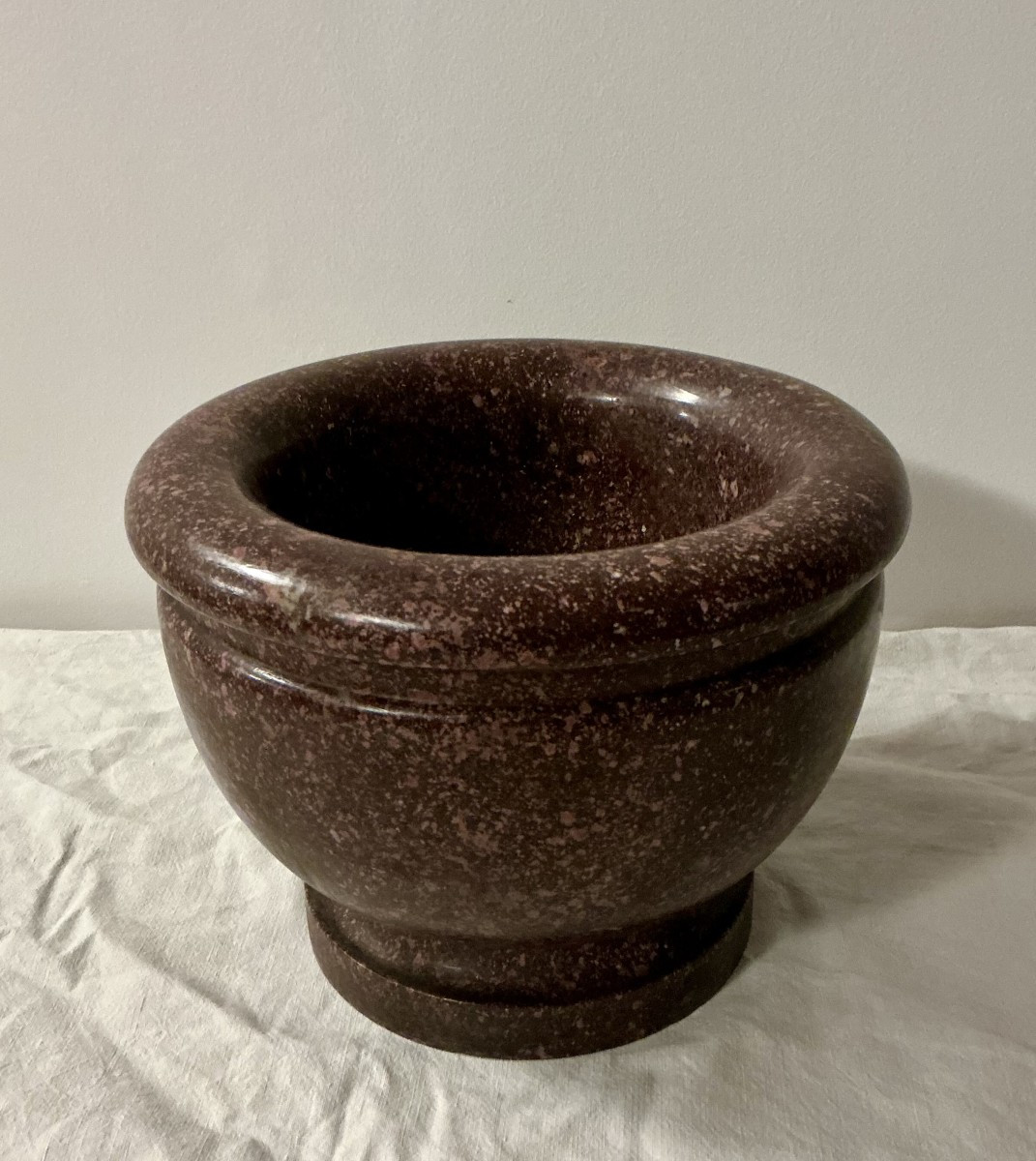 Porphyry Mortar - 18th Century - 23cm-photo-2