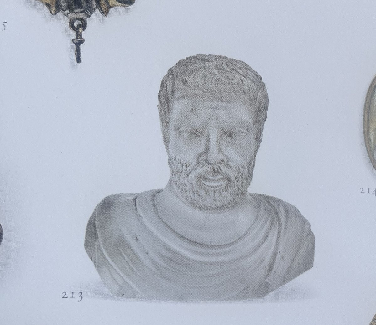 Rock Crystal Emperor Bust - 19th Century-photo-5