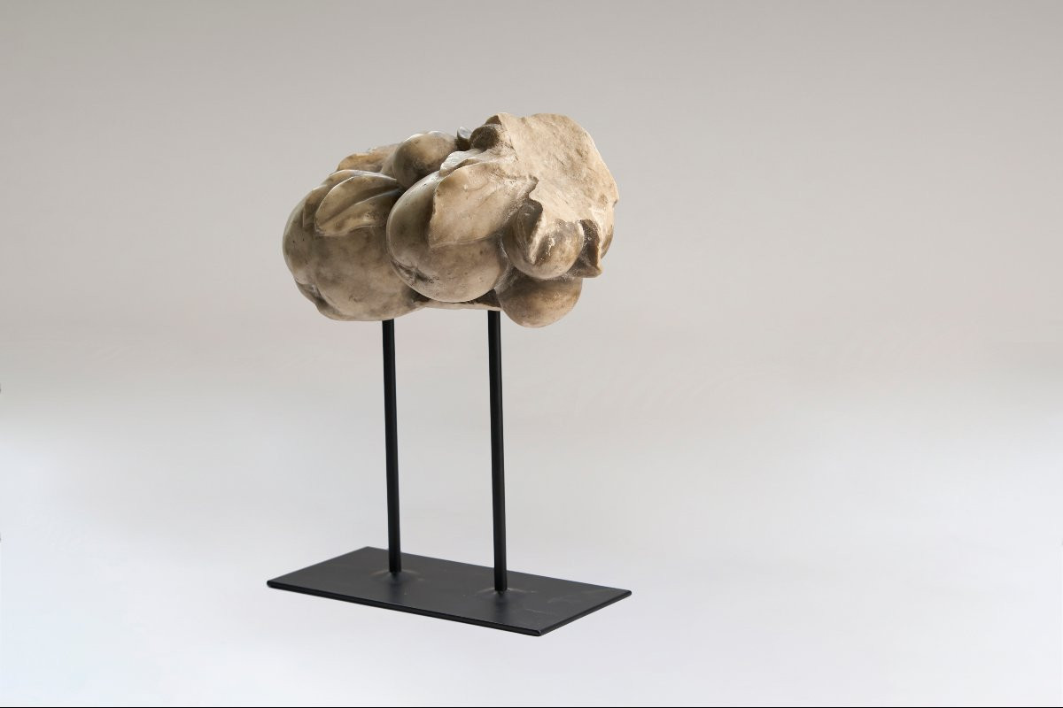 Fragment Of A Sarcorphage - Roman Marble - 1st-2nd Century-photo-3